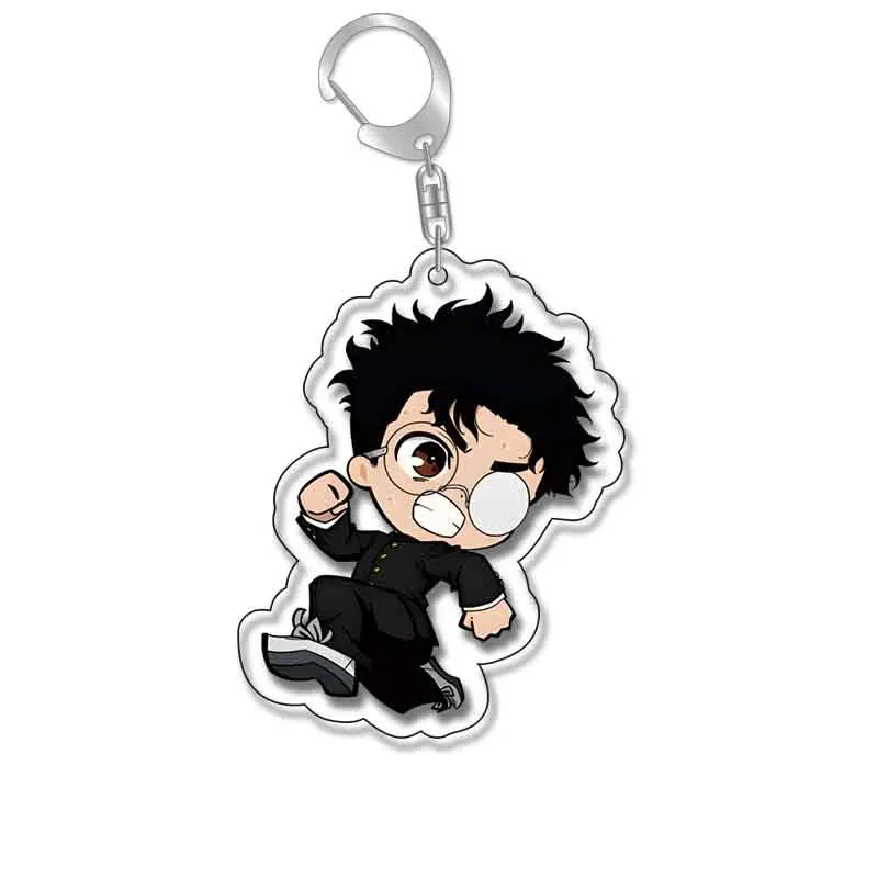 Anime Dandadan Momocute Cartoon Key Ring Keychain Jewelry Girl Pendant Fashion Children Gift Accessories Bag Charms Acrylic