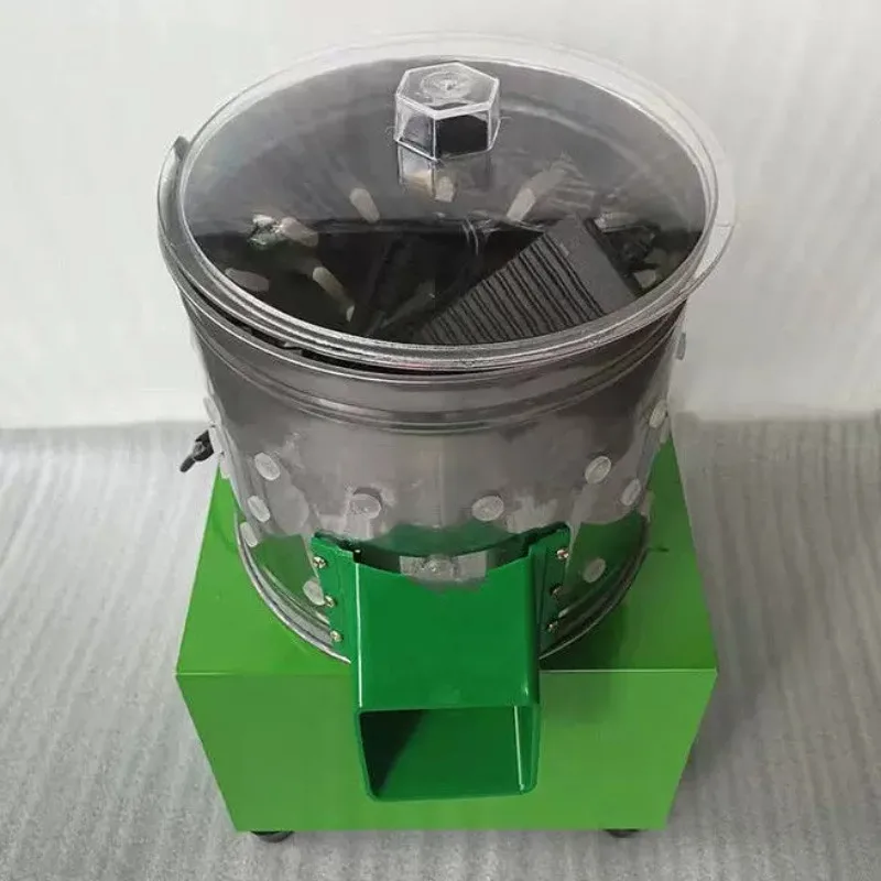 25 Type Mini Poultry Plucker, Stainless Steel Feather Remover Machine for Small Birds Quail Pigeon