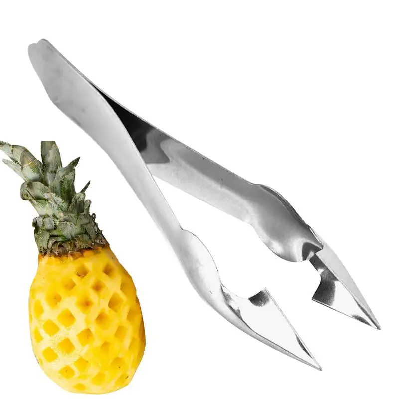 Strawberry Huller Fruit Peeler Pineapple Corer Slicer Cutter Stainless Steel Kitchen Knife Gadgets Pineapple Slicer Clips