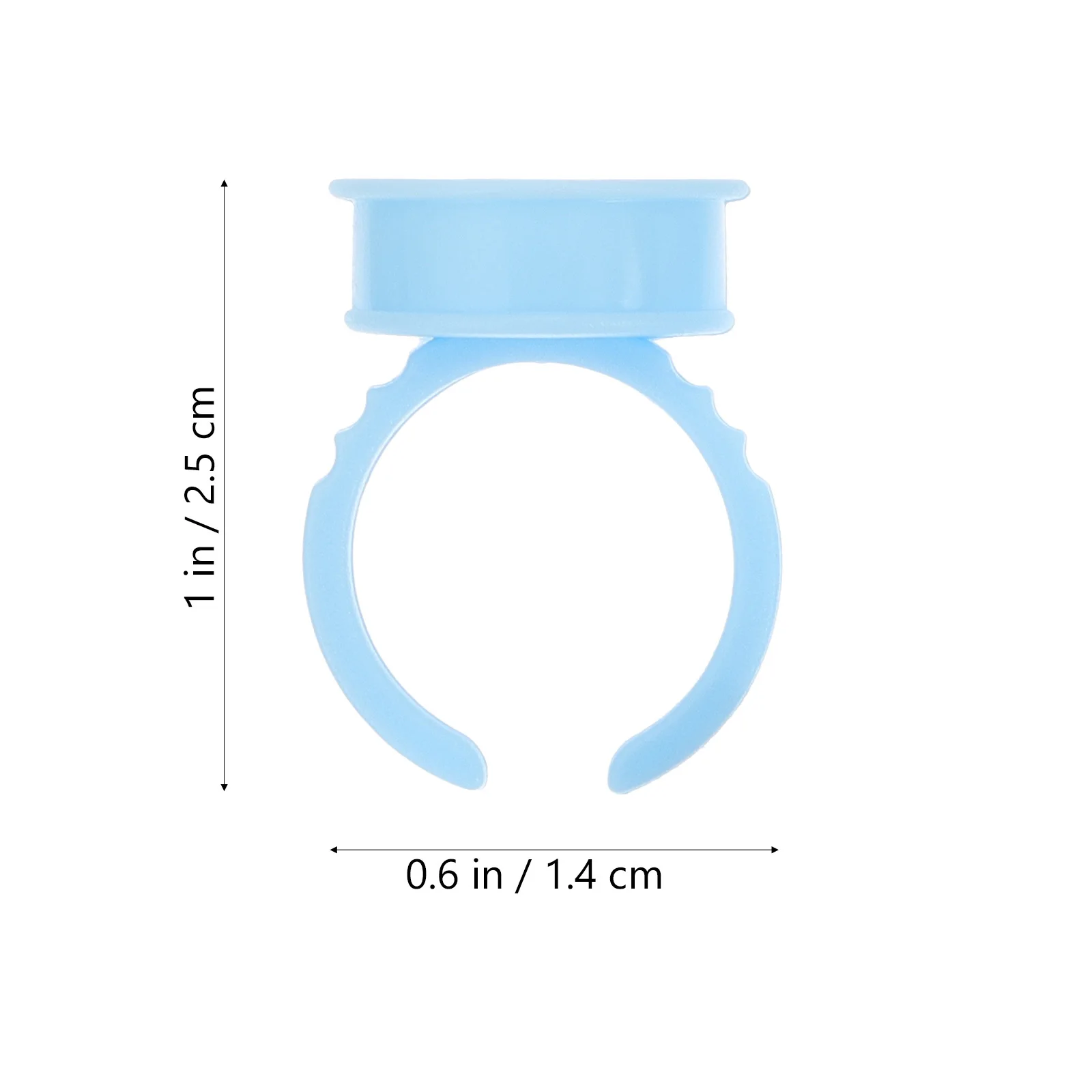 200 قطعة حامل غراء الرموش مع كوب الصباغ لملحقات الرموش مثالي لمدرسة الصالون أو حلقة الغراء المنزلية #2