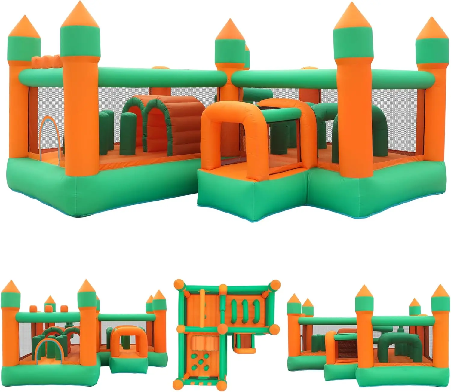 

Надувной замок с препятствиями для детей Bounce House для использования на открытом воздухе в помещении