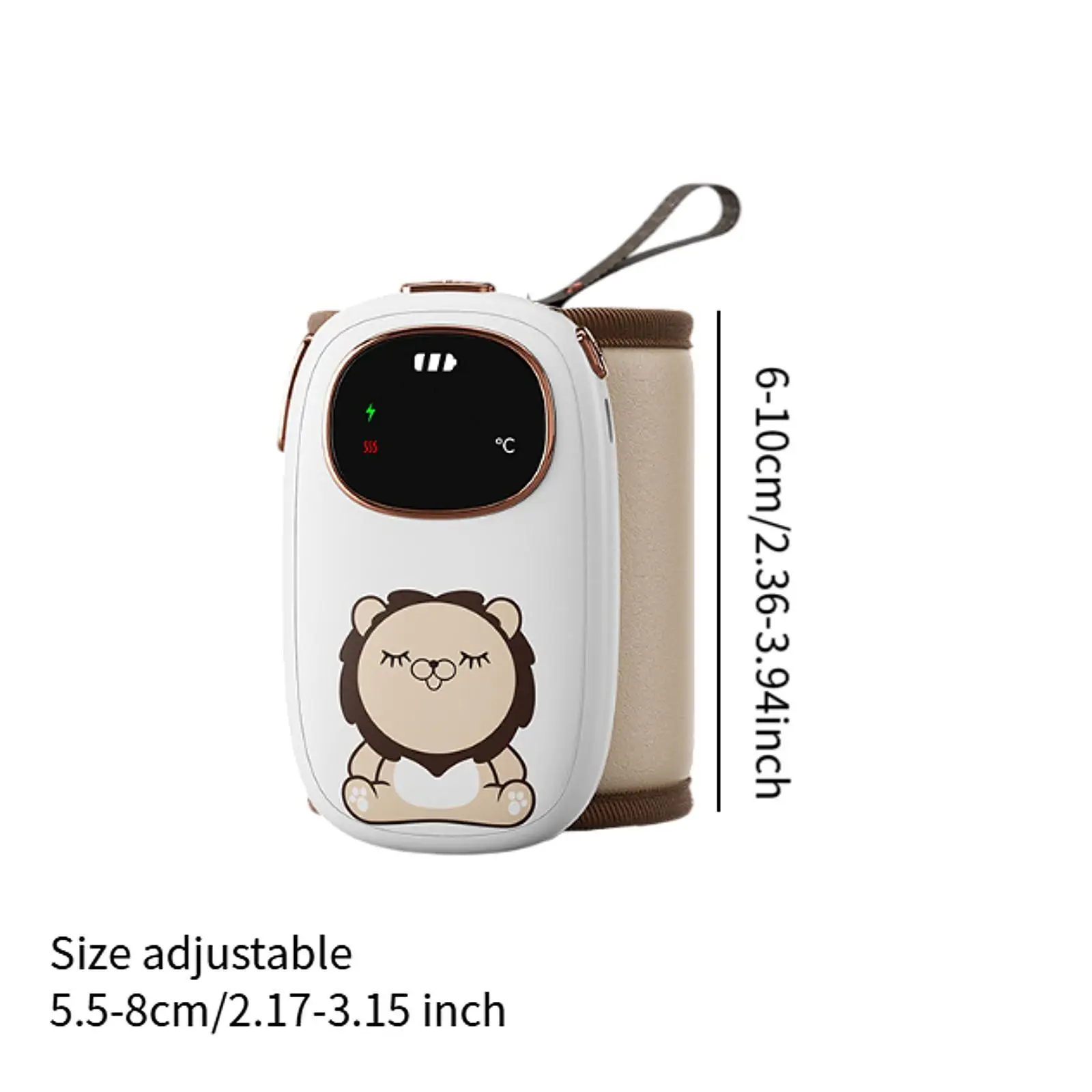 Calentador de botellas Calentador de leche con pantalla digital para viajes de negocios en casa