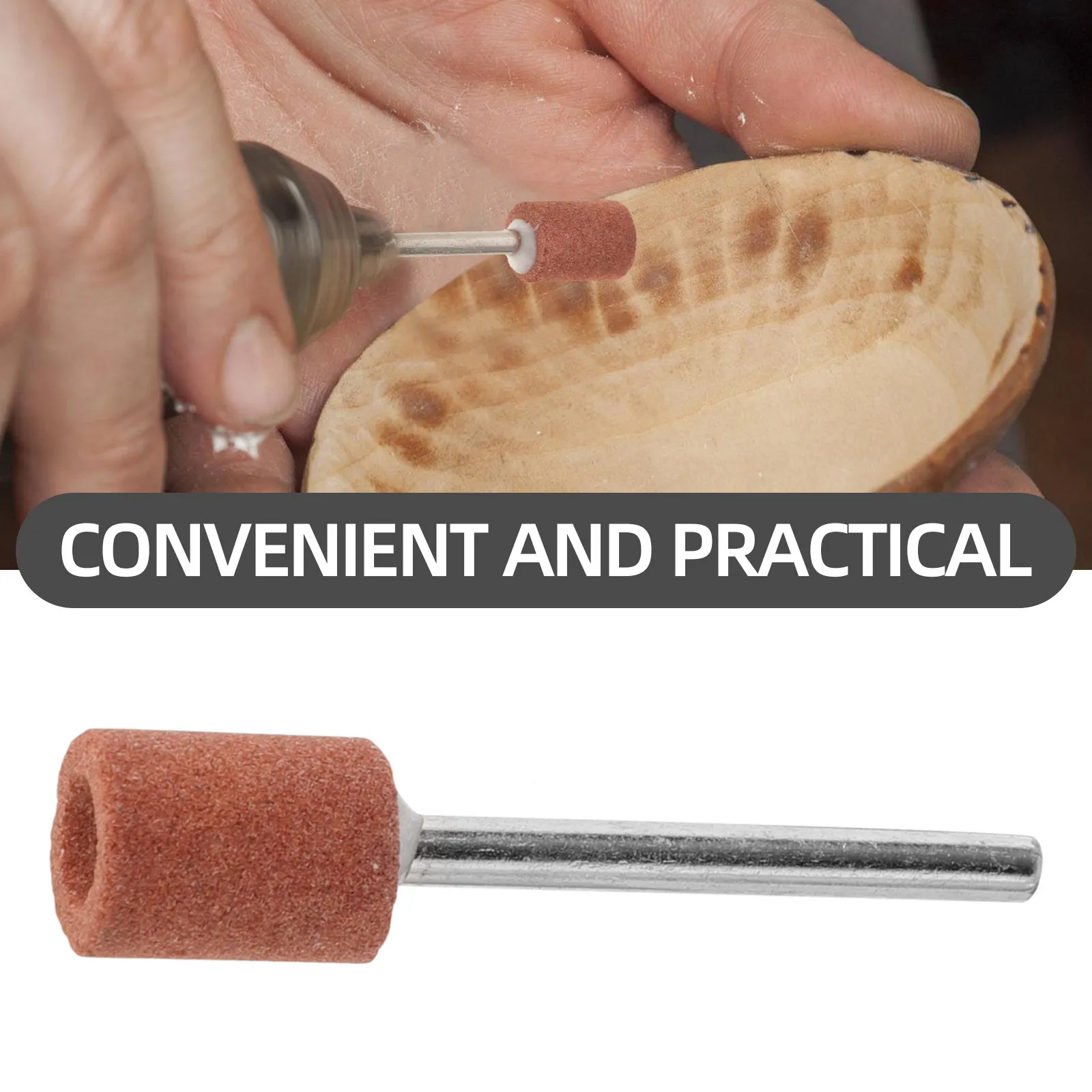 50Pcs Mounted Abrasive Stone 10mm Sanding Drill Bit Grinding Wheel Rotary Tool Accessories Polishing Sanding Drill Bit view 3