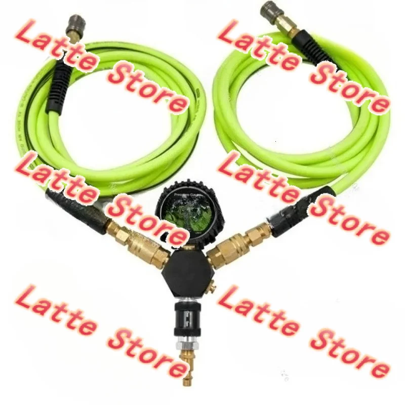 

Digital Tire Pressure Gauge 150PSI Pneumatic Inflator Connector With Air Hose Replacement Accessories