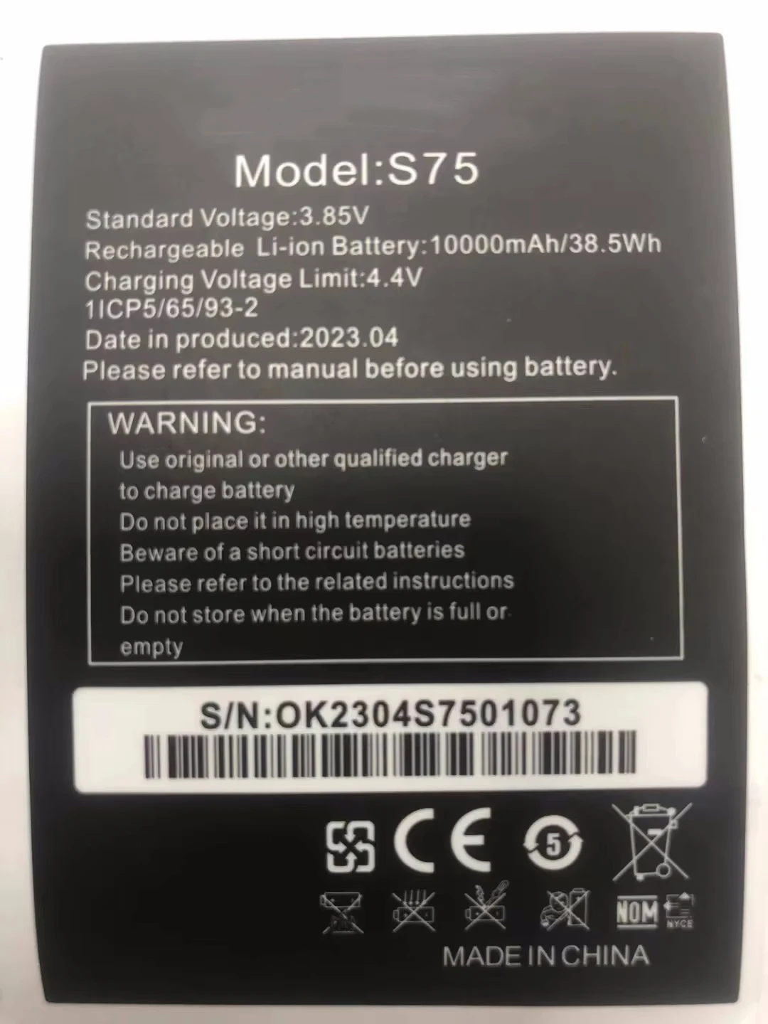 Original oukitel WP6 s75 phone battery 10000mah for OUKITEL WP6 Ip68 Rugged Waterproof Smartphone MT6771T Octa Core+Tool