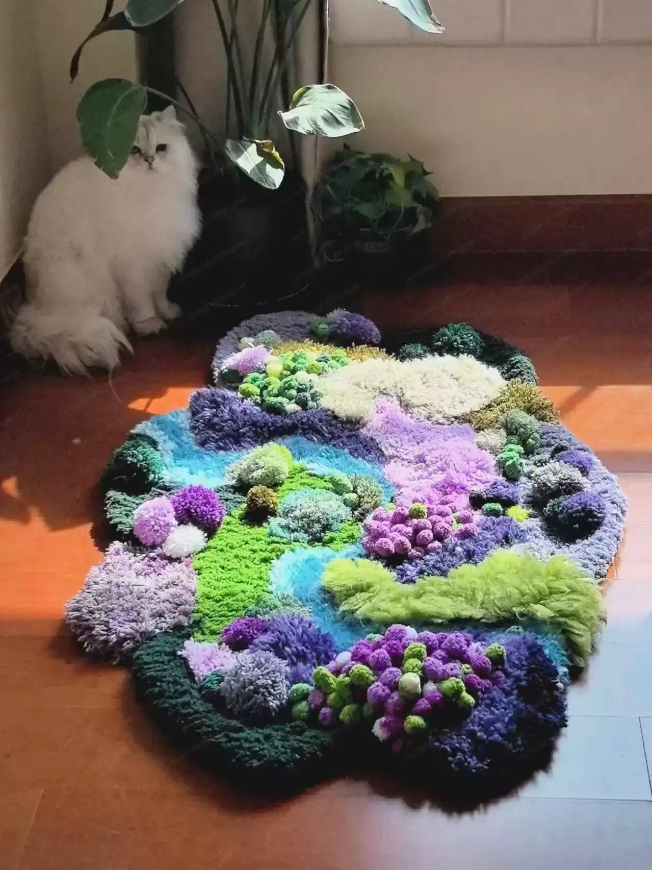 (Material Package Only, Non-finished Products) All Things Rise Kite Nogi Moss Carpet Material Package Birthday DIY Creative Gift