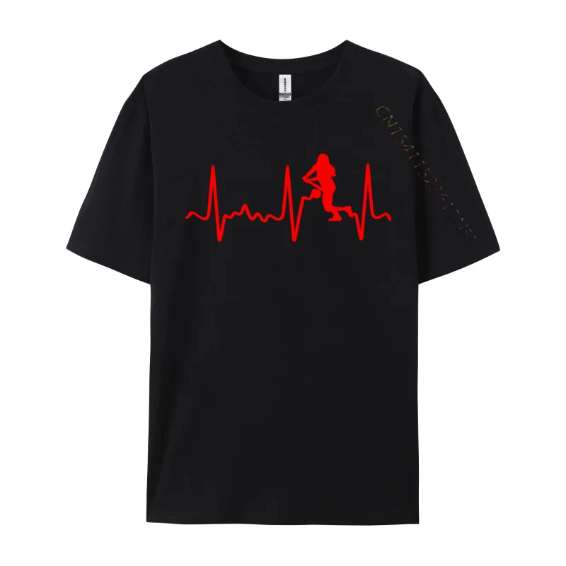 Red Softball Slap Hitter Heartbeat Printing Cotton Design Tops Shirts Discount Men Tshirts Customized Custom Tops Shirts