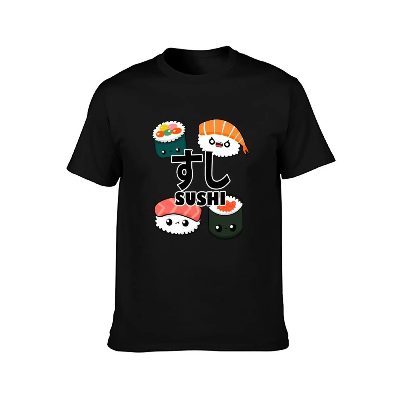 Cute Nigiri || Sushi|| Kawai T-Shirt Functional Casual Short Sleeve Tee T-Shirt