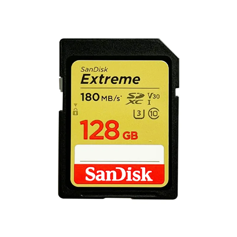 Imagem -03 - Sandisk-cartão sd Extremo para Câmera Slr e pc Uhs-i u3 V30 32gb 64gb 128gb 256gb Velocidade de até 180 Mbps Perfeito para Vídeo 4k Uhd