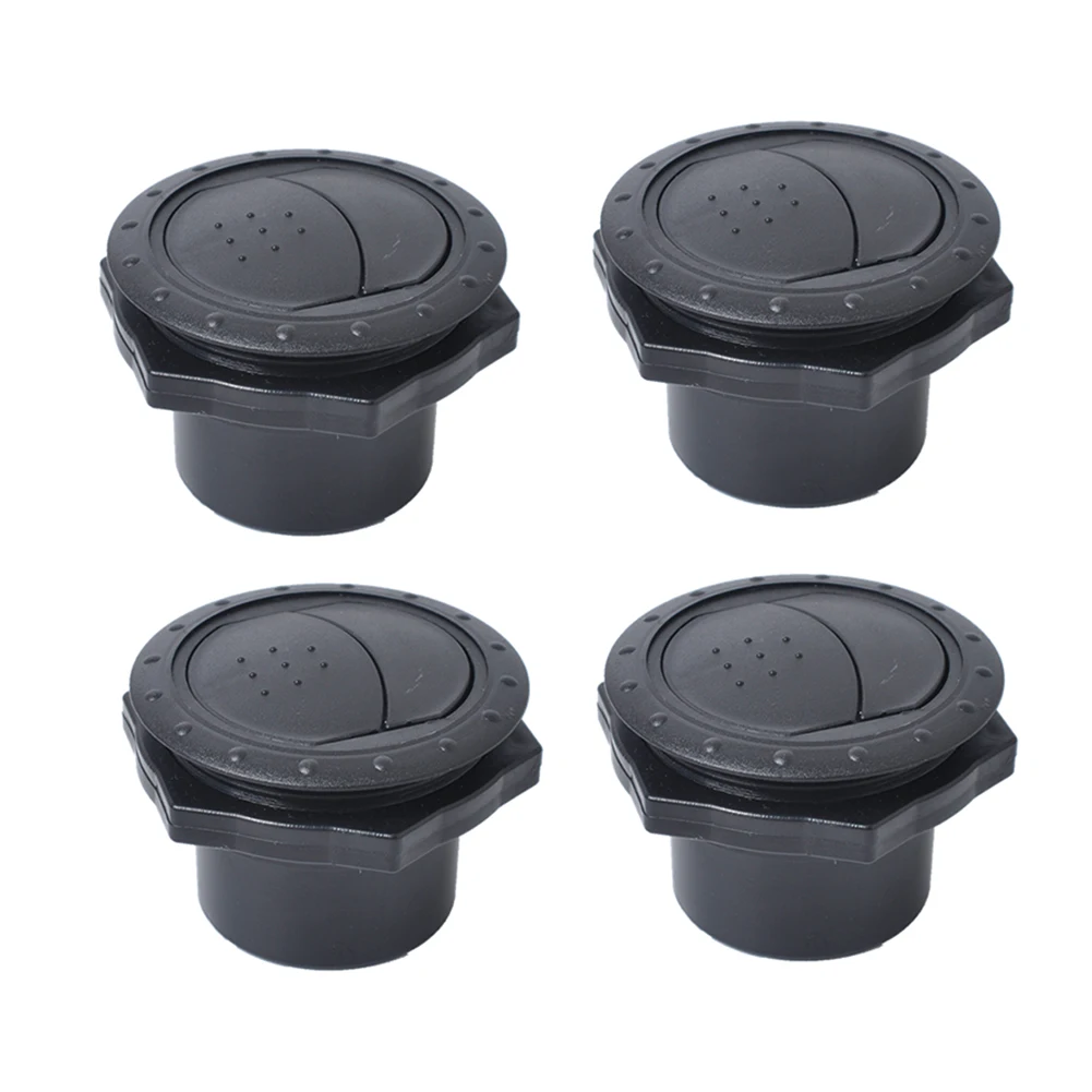 

4Pcs Car Bus Vent 60mm 2.35 Inch Dashboard Air Conditioning Deflector Small Air Outlet Rotation Vent Replacement Accessory