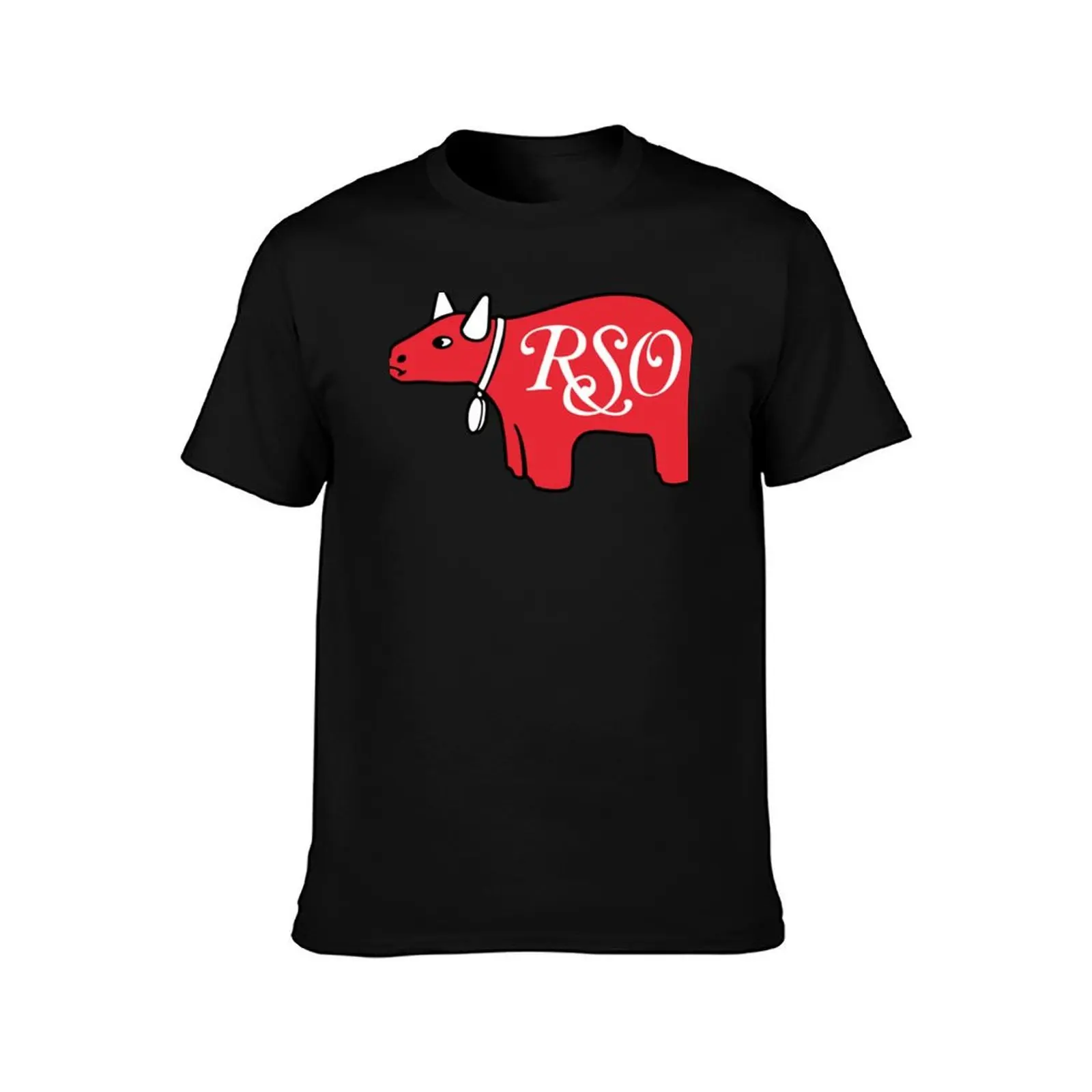 RSO Records Shirt, Sticker, Hoodie, Mask T-Shirt Functional Casual Short Sleeve Tee