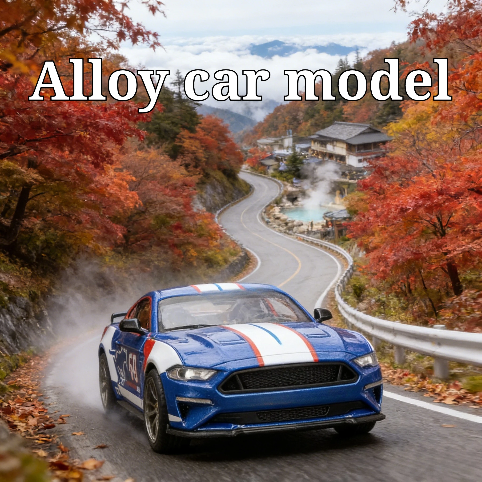 

Для 1:34 Ford Mustang GT 2018, модель автомобиля, украшения, двери, можно открыть звук и свет, возврат суперкар, подарок, подходит для коллекции