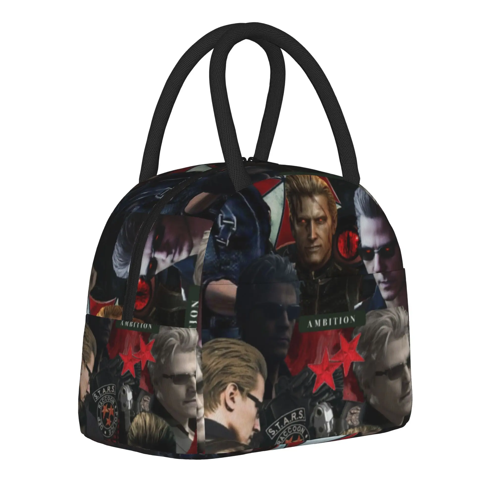 Insulated Lunch Bags Albert Wesker Residented Evils Accessories  Food Box Unique Design Cooler Thermal Bento Box For Travel