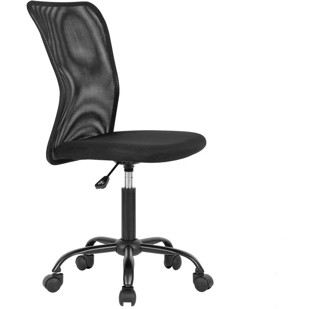 

Oice Mesh Ergonomic Computer Chair - Cheap, Height Adjustable, Swivel with Lumbar Support or Oice, Home, School (Black)
