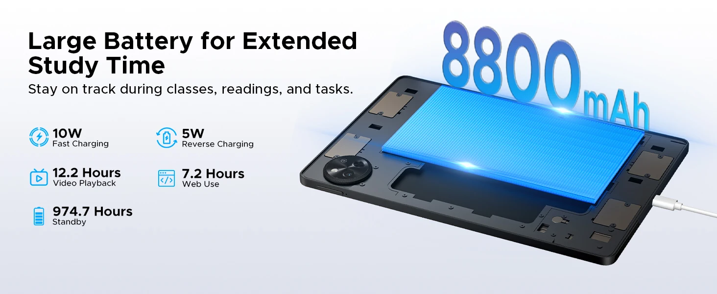 DOOGEE AORLYM P11 Tablet 48GB+128GB Gemini AI 11" Display 8800mAh Battery 13M+5MP UNISOC T7250 Widevine L1 Android 16 Smart Pad