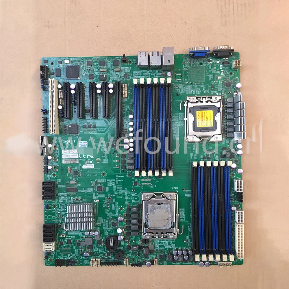 For Supermicro LGA1356 DDR3 Server Motherboard High Quality Fully Tested Fast Ship X9DBI-F