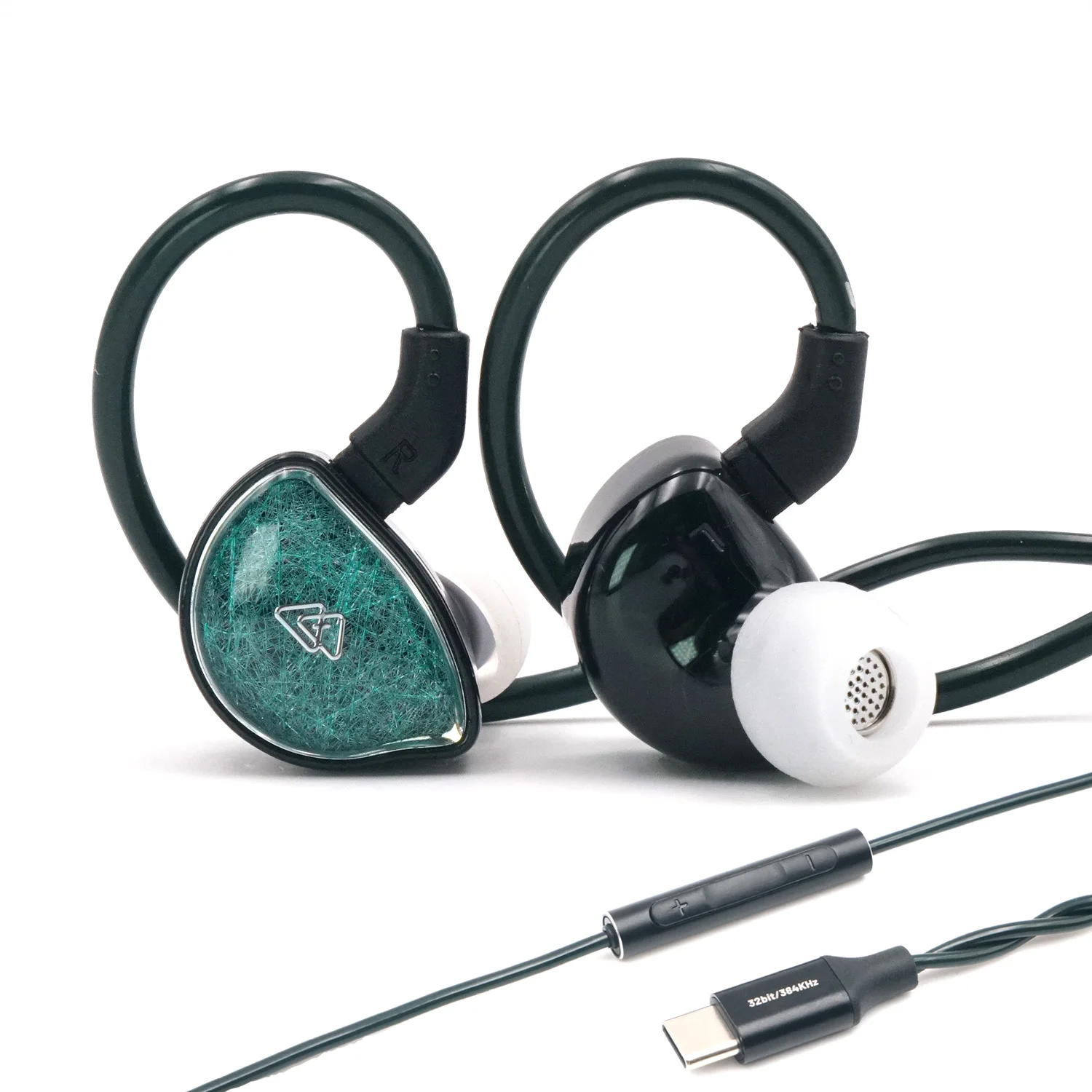 BQEYZ NI HiFi in-ear oortelefoon Dynamische driver met biokeramisch membraan Gaming-oordopjes met verwisselbare stekkers 3,5 mm / 4,4 mm