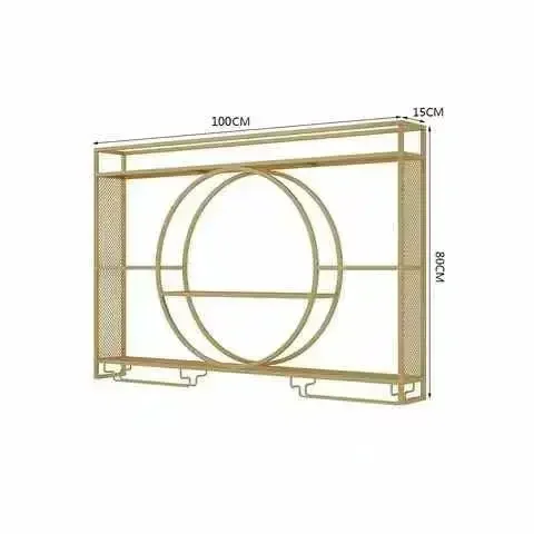 

Shelf Whisky Wine Cabinets Industrial Modern Club Hanging Bar Cabinet Liquor Display Metalic Adega Barzinho Kitchen Furniture
