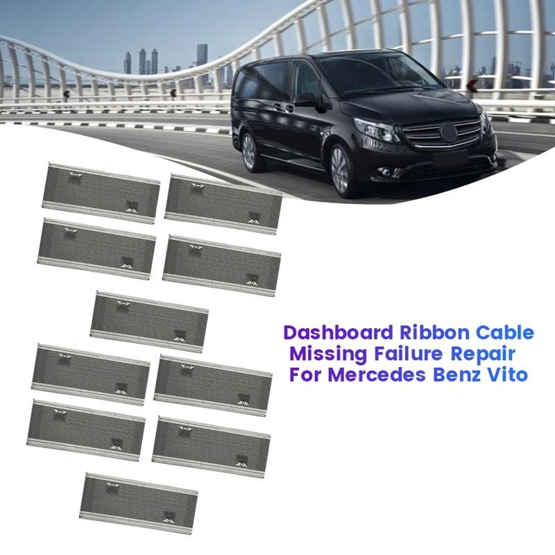 

Ленточный кабель приборной панели A22F-Pixel для Mercedes Benz Vito MB, ЖК-экран прибора, пиксель, отсутствие неисправностей, ремонт