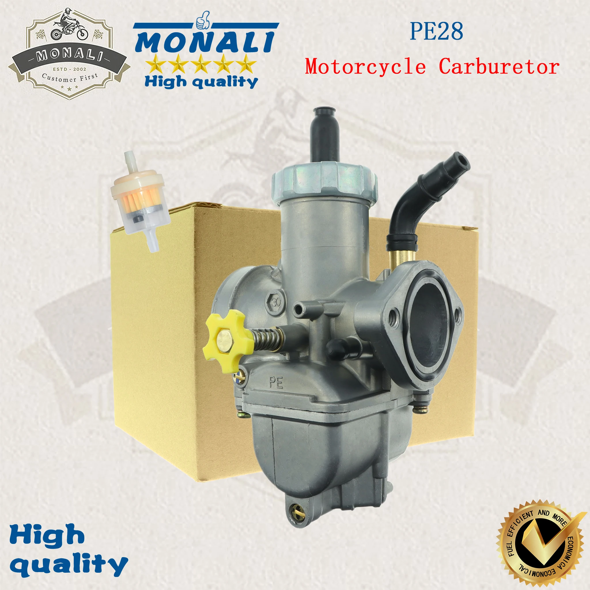 Карбюратор PE28 с кабелем и фланцевым интерфейсом — подходит для Honda NSR150 PRO, замена OEM 6100-KW6-680 Карбюратор PE28 с кабелем и фланцевым интерфейсом — подходит для Honda NSR150 PRO, замена OEM 6100-KW6-680