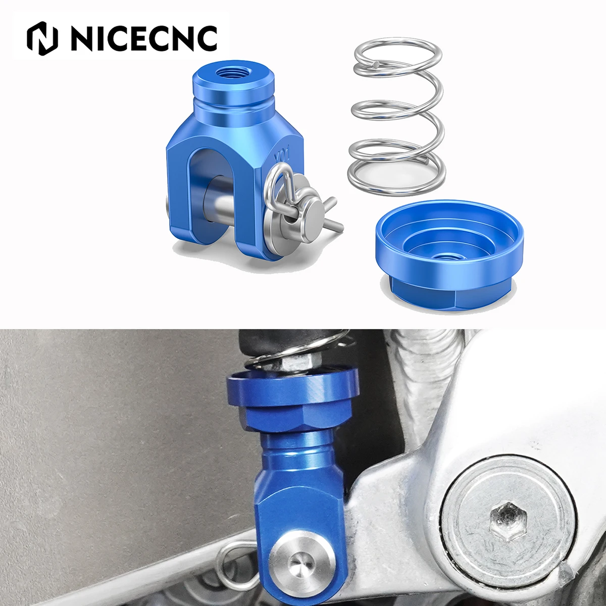 

Motorcycle For Yamaha YZ 125 YZ250 2009-2024 YZ 250F YZ450F WR250F WR450F YZ125X YZ250X Rear Brake Return Spring Kit NICECNC