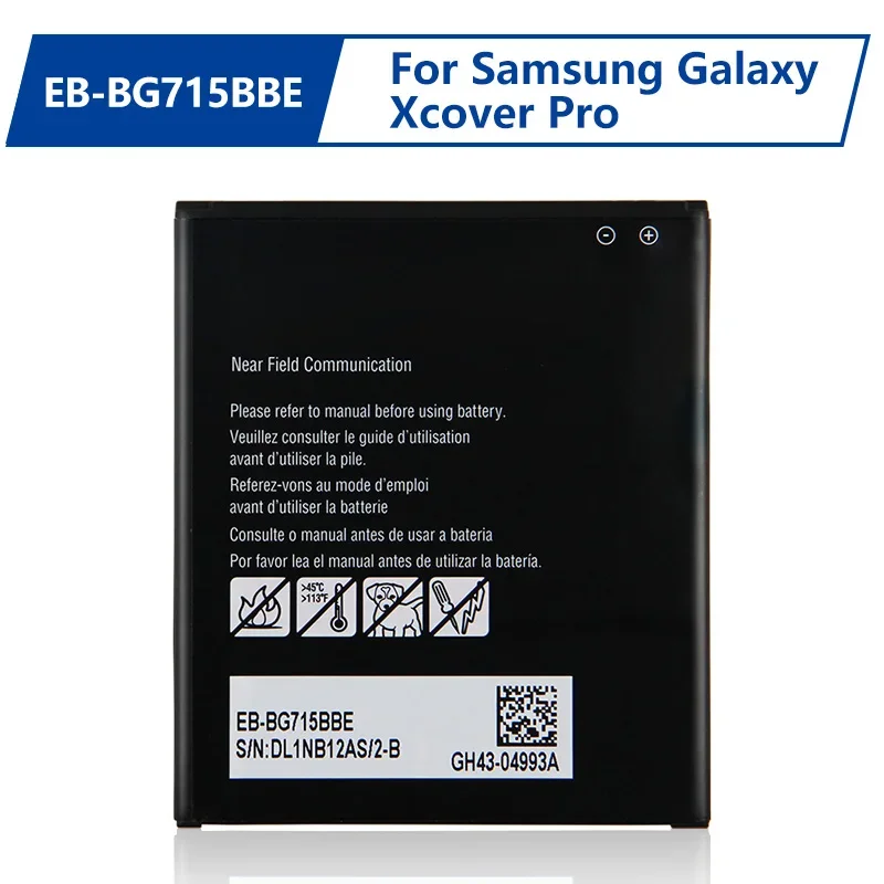 

Replacement Phone Battery EB-BG715BBE EB-BG736BBE For Samsung Galaxy Xcover Pro Xcover6 Pro Batteries 4000mAh