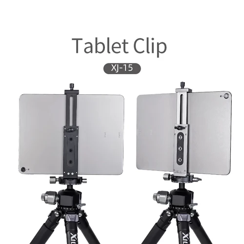 Soporte Universal de aleación de aluminio para tableta y teléfono, trípode con Clip, soporte ajustable para teléfonos móviles, tabletas Ipro, soporte para tableta
