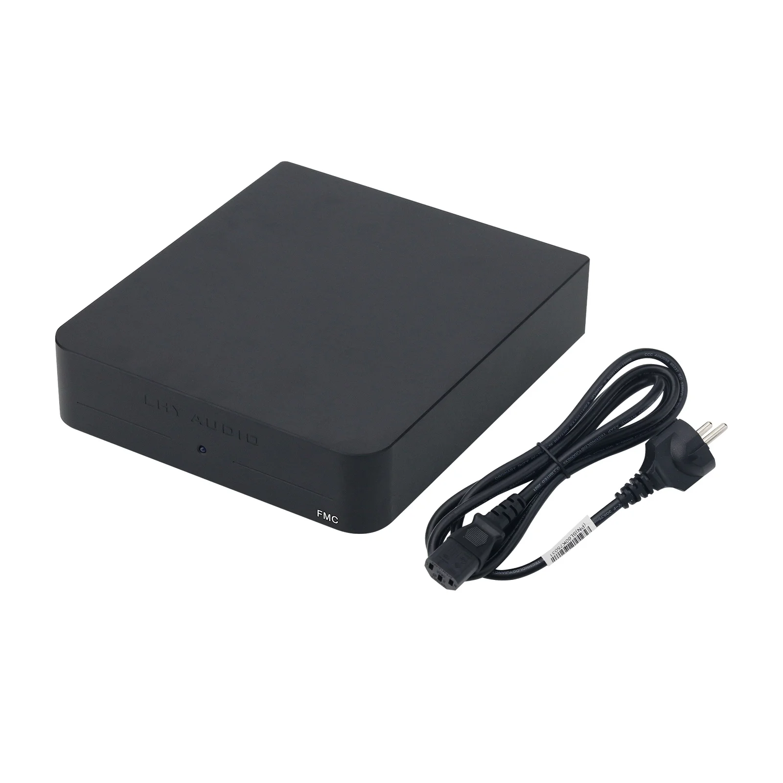 LHY Audio Black FMC Audio HiFi Audiophile Ethernet Purifier Optical Transceiver High Performance OCXO