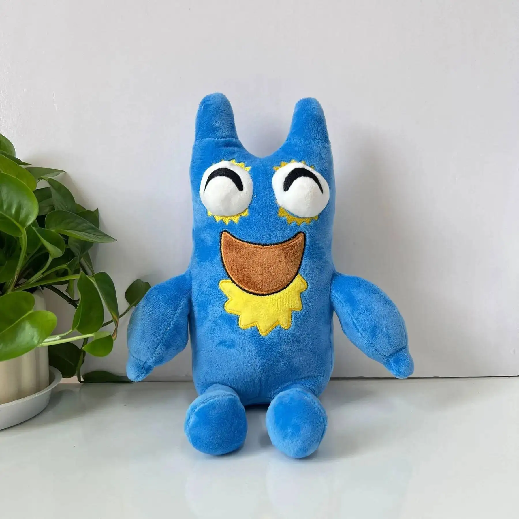 Garden Of Banban Flumbo Jester Sir Dadadoo Syringeon Plush Toy Blue New Garden Of Banban Evil Mascot Doll Ban Ban Stuffed Animal