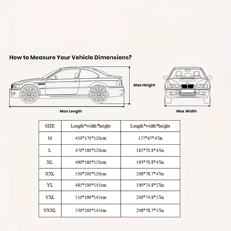 Black Car Cover/Full Cover/Thickened Sun Protection/Dust Protection/Outdoor Car Sunshade/Four Seasons/General Purpose Car Clothe