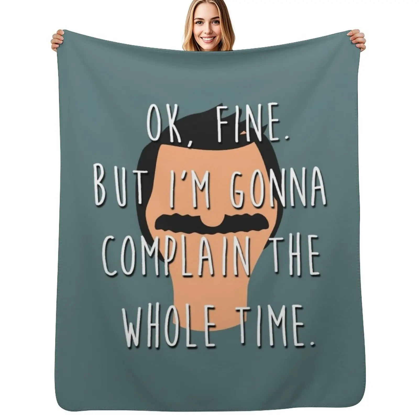 

ok fine Throw Blanket Modern Design Soft Blanket for Home Decor