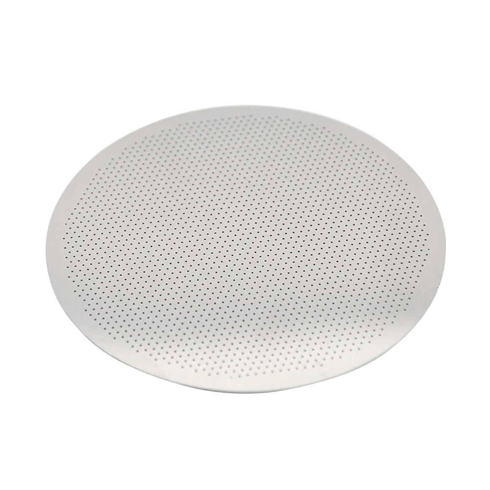 

Reusable Coffee Pot Filter Stainless Steel Mesh Screen Anti-corrosion Strainer Easy Clean Travel Camping Metal Basket Strainer