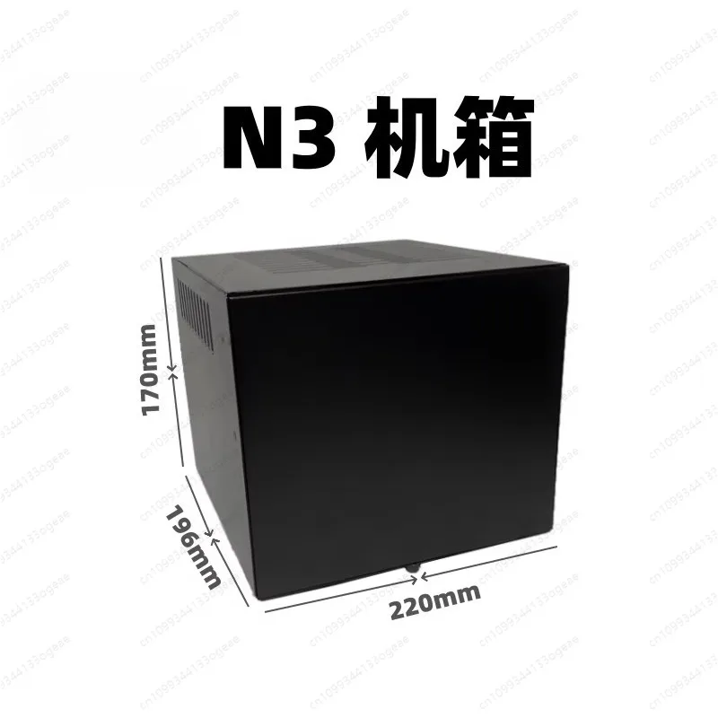 Home Mini Server NAS Case, NAS-N3 ITX Computer Chassis, Compatible with 3.5