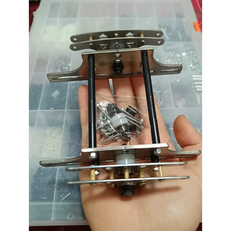 304 Stainless Steel Chassis Accessories For CROSSRC EMOXL2 1/8 RC Crawler Metal Seesaw Suspension System Upgrade Easy to Install