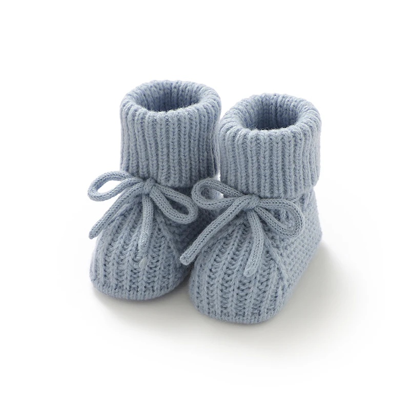 

Newborn Baby Shoes Hand Knitting Infant Boys Girls First Walking Booties Casual Toddler Outdoor Indoor Prewalker 0-1Yrs Footwear