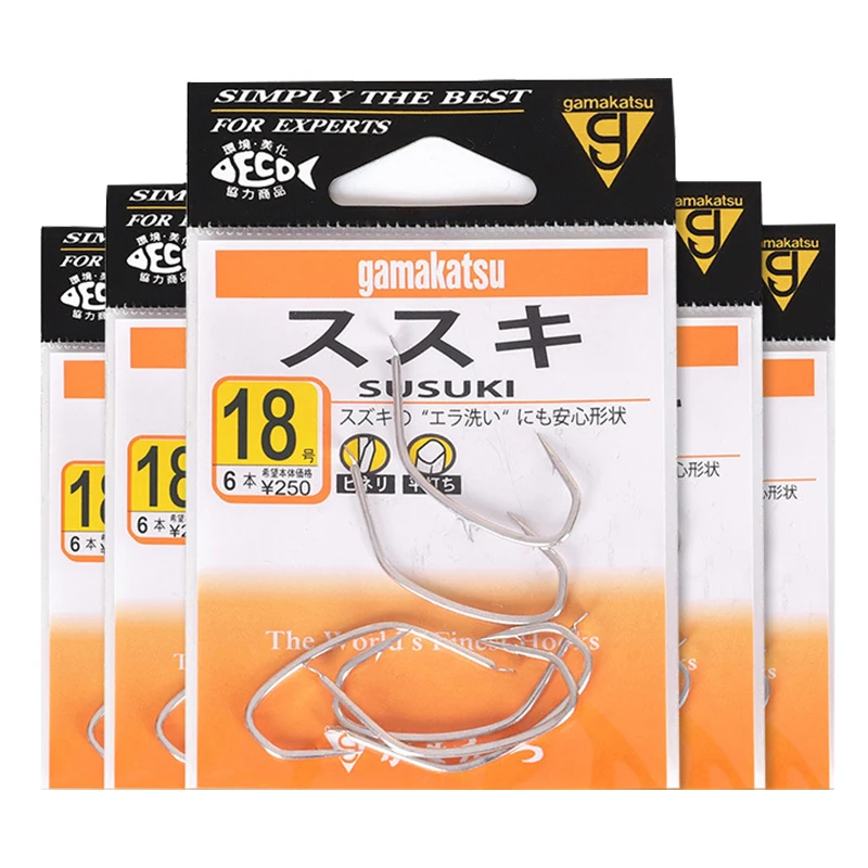 

Gamakatsu Hooks Wholesale Japanese Original Product Mouth Fishing Boat Silver-White Big Things For Fishing