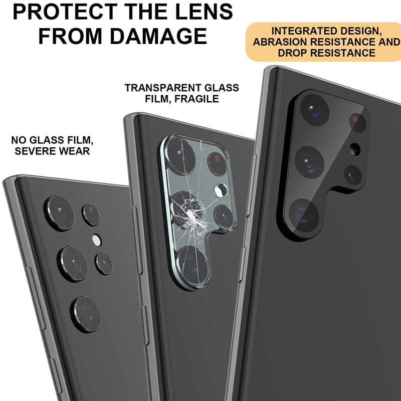 9H Round edge camera protector per Samsung Galaxy S24 S23 Ultra Lens Film accessori S24 plus samsung full cover protection
