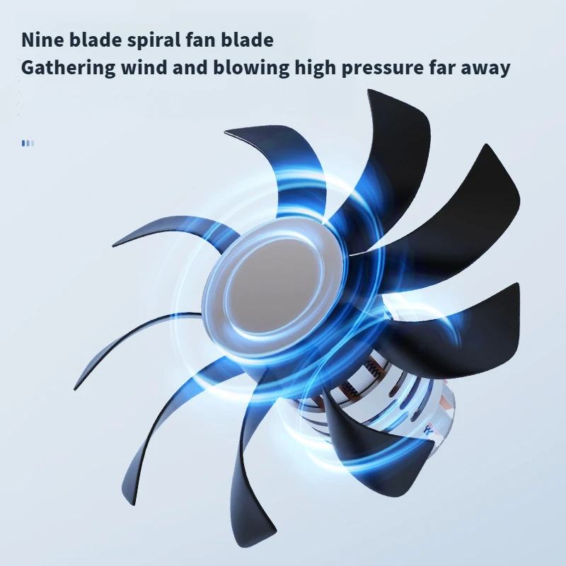 New USB small desktop air cooler mini electric fan with handle two speed adjustable mute spray cooling humidification fan.