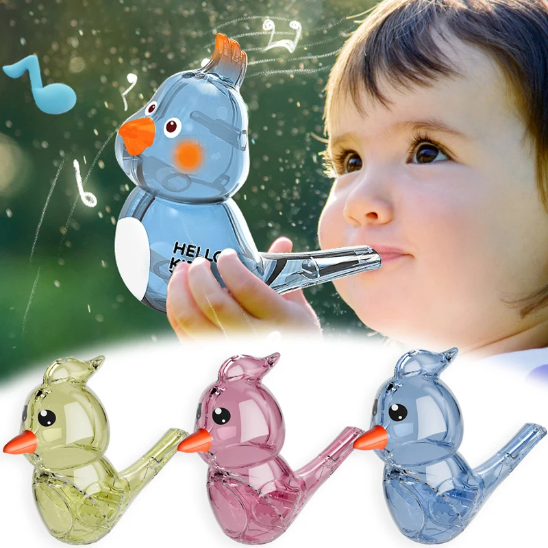 Wasservogel pfeife Kinder Mund muskel Aussprache Trainings spielzeug sicher und wasser bar Mundharmonika Baby Vogel Pfeife Spielzeug