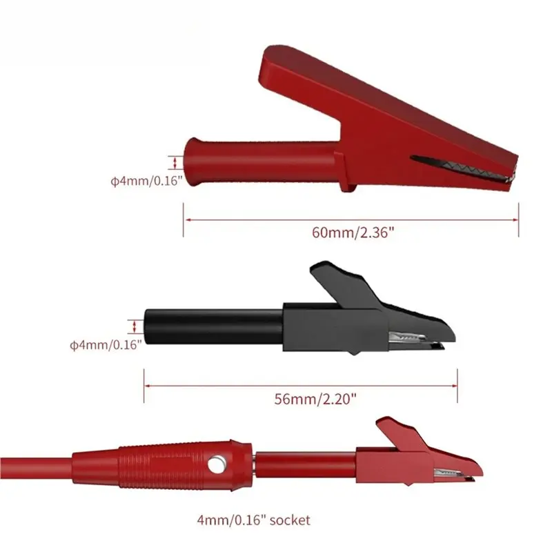 A7THK-86Pcs Multimeter Test Lead Kit With 4MM Banana Plug, Alligator Clip, And Wire Piercing Probes