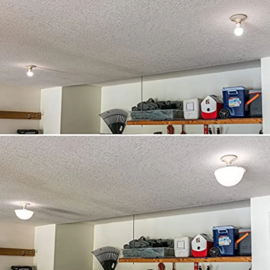 Ceiling Light Cover - Helps Cover Exposed Light Bulbs in The Ceiling