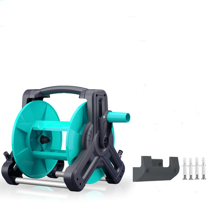 Andeca Easy Installation Empty Hose Reels Holder Garden Hose Cart Garden Hose Storage Reels Cart