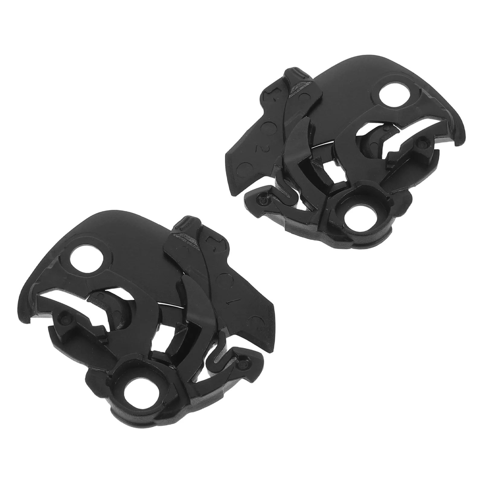 

2pcs Motorcycle Visor Base Set Precision Fit For 3/4 Helmets Lightweight Durable Replacement Kit Visor Gear Replacement