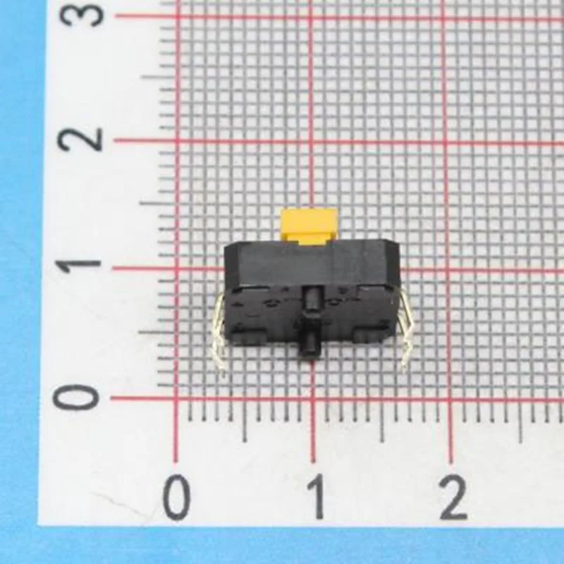 50PCS Genuine Original connector B3F-4055 TC-1103T-C-Y Light touch switch 12x12x7.3 pin square head yellow button 260gf