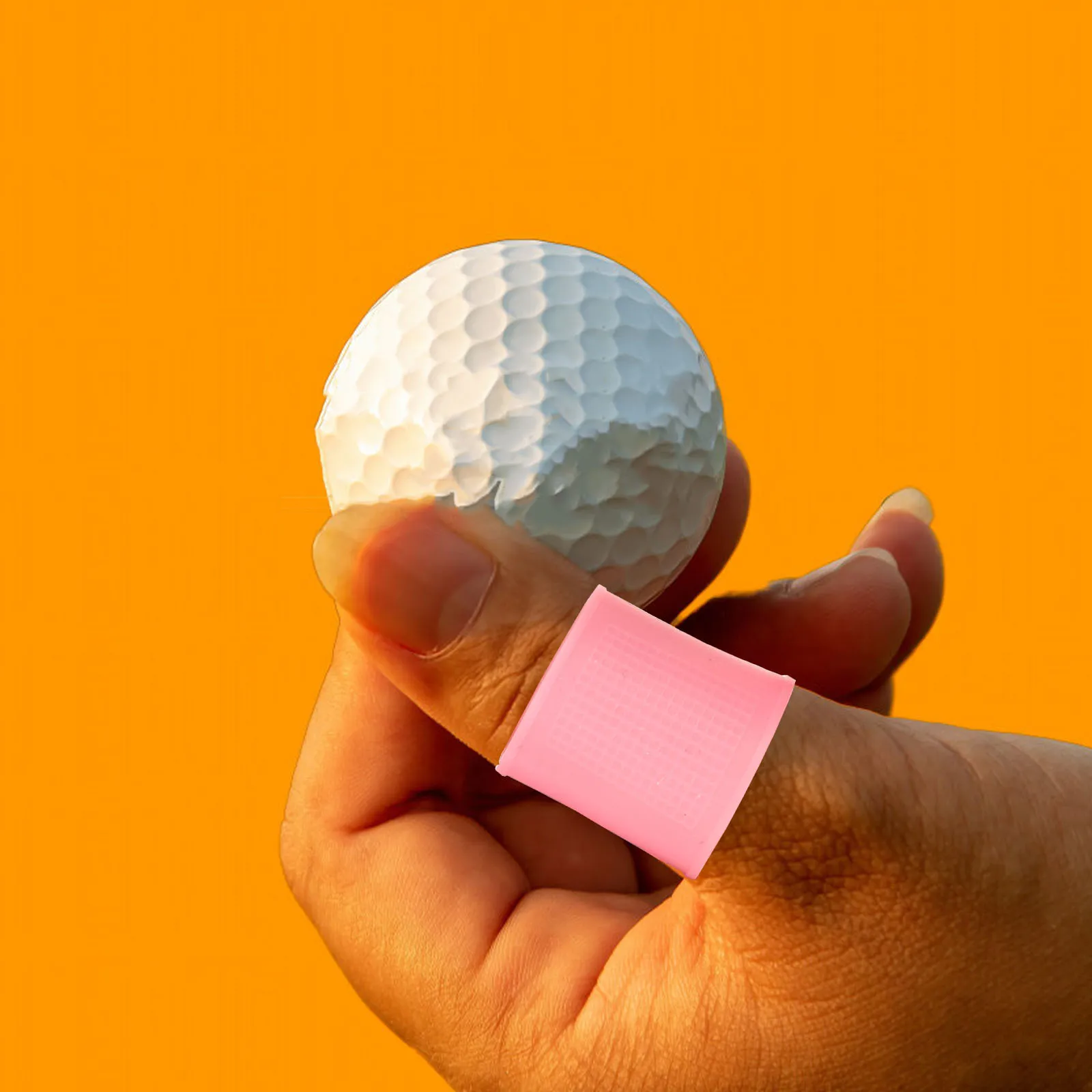 

5Pcs Golf Finger Sleeves Silicone Protector Wear-Resistant Anti-Slip Finger Guard Bands for Golf Training Improving Shot Control