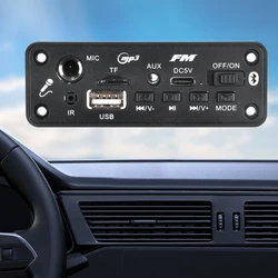 USB TF 라디오 무선 FM 리시버, 블루투스 5 0 오디오 모듈, DC 5V MP3 WMA 디코더 보드, 2 3 W MP3 플레이어, 자동
