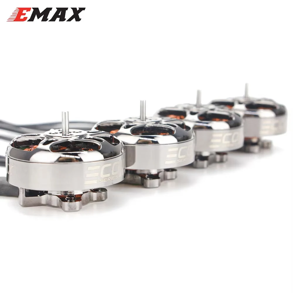 4 unids/lote Emax ECOII 2004 1600KV 2000KV 3000KV 3-6S 3mm eje sin escobillas CW Motor para RC Multirotor FPV Drone Quadcopter