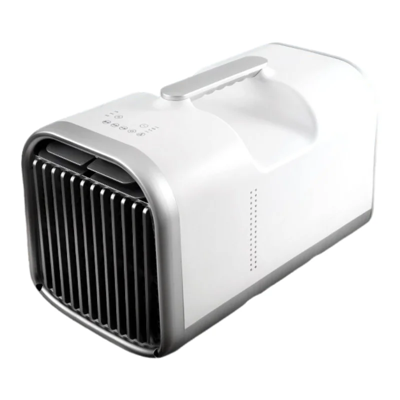 KOTUMY Dual Hose Portable Air Cooler Compressor System, 220V Drain-Free Mobile Air Conditioner for Outdoor Camping & Car Without