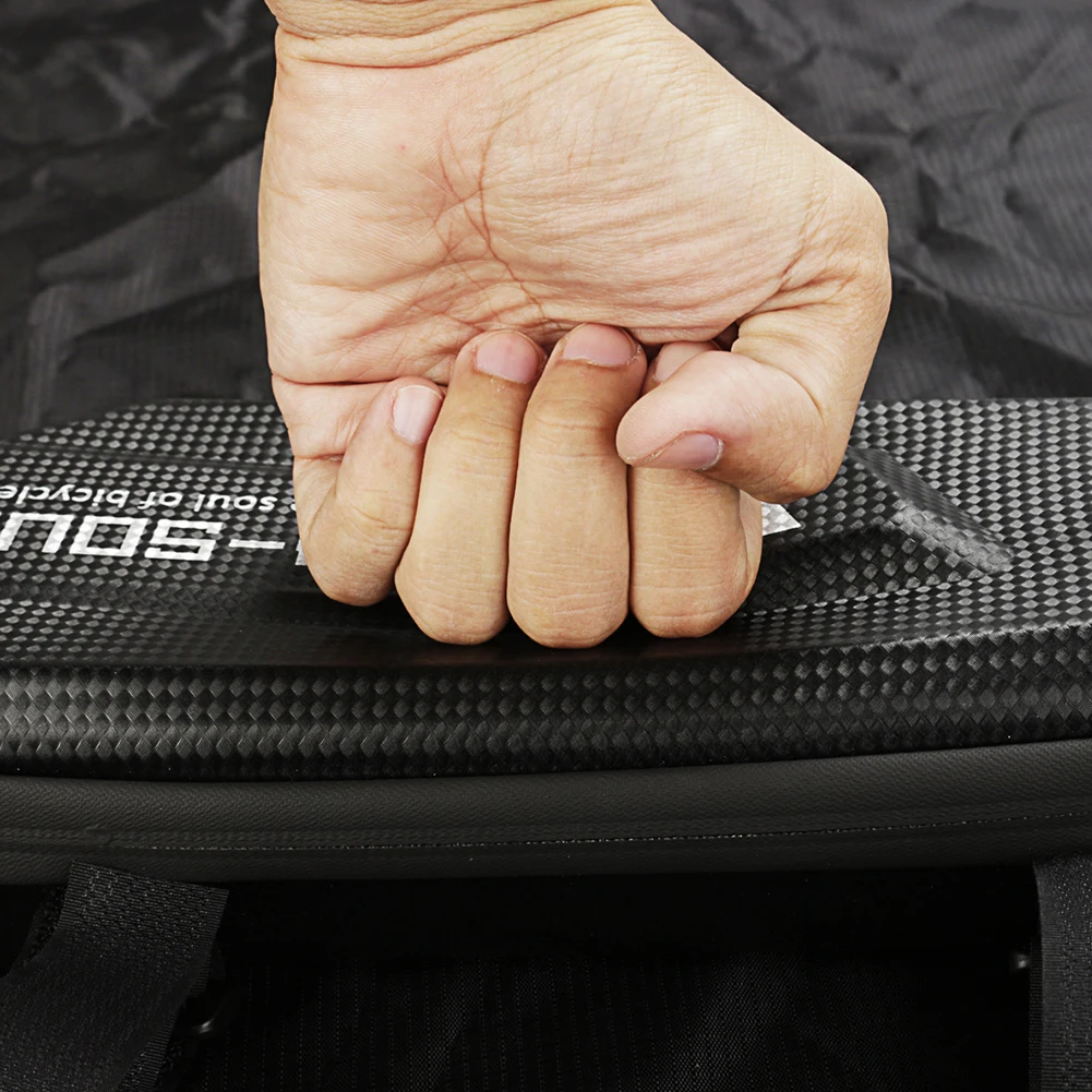 กระเป๋าแขวนข้างสกู๊ตเตอร์ กระเป๋าแข็ง EVA สำหรับติดตั้งบนโครงรถมอเตอร์ไซค์ อุปกรณ์เสริม