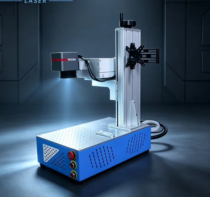 High Precision Desktop UV Laser Marking Engraving Machine 10W Air Cooling for Metal Plastic Paper Leather Glass Logo Date QR